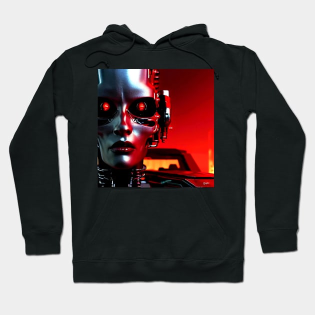 TERMINATION GIRL #001 Hoodie by RickTurner